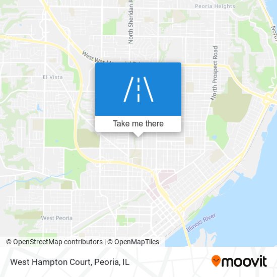 Mapa de West Hampton Court