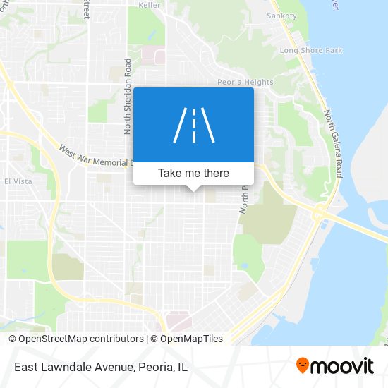 East Lawndale Avenue map