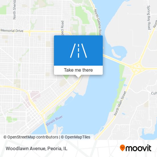 Mapa de Woodlawn Avenue