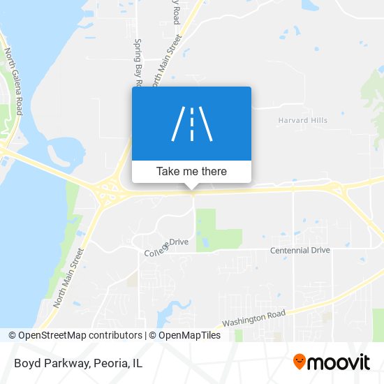 Mapa de Boyd Parkway