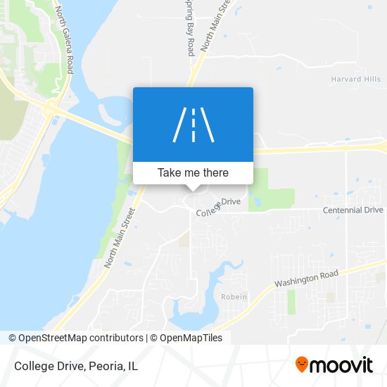 College Drive map