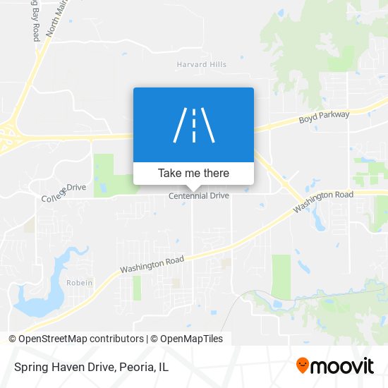Spring Haven Drive map
