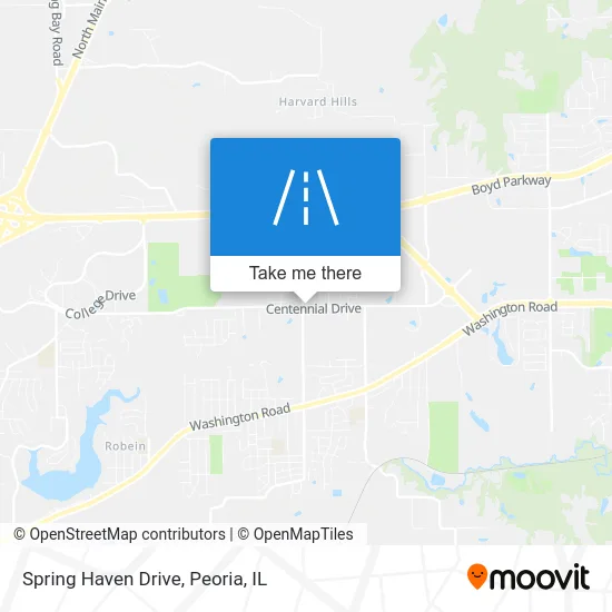 Spring Haven Drive map