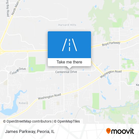 Mapa de James Parkway