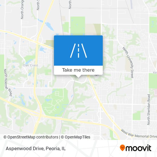 Aspenwood Drive map