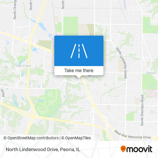 Mapa de North Lindenwood Drive