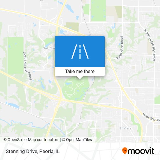 Stenning Drive map