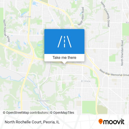 Mapa de North Rochelle Court