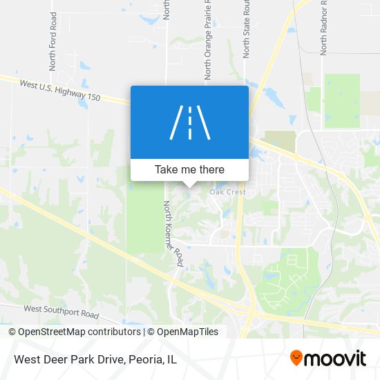 West Deer Park Drive map