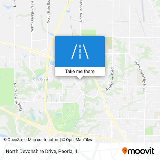 Mapa de North Devonshire Drive