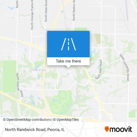 North Randwick Road map