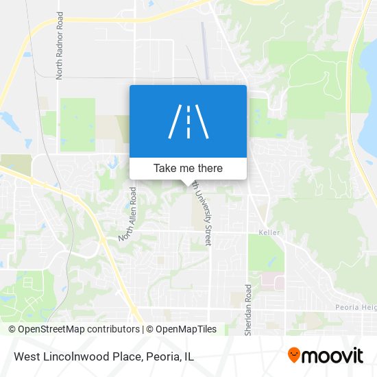 West Lincolnwood Place map