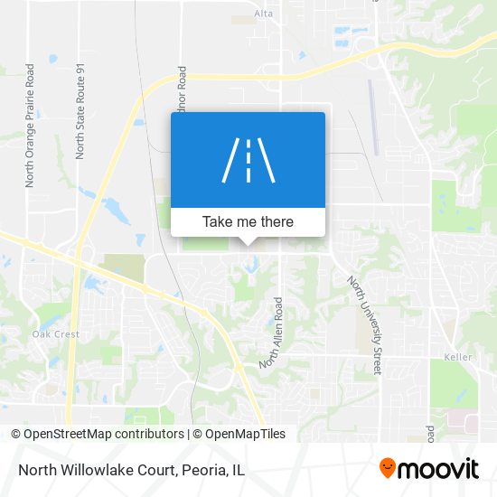 North Willowlake Court map