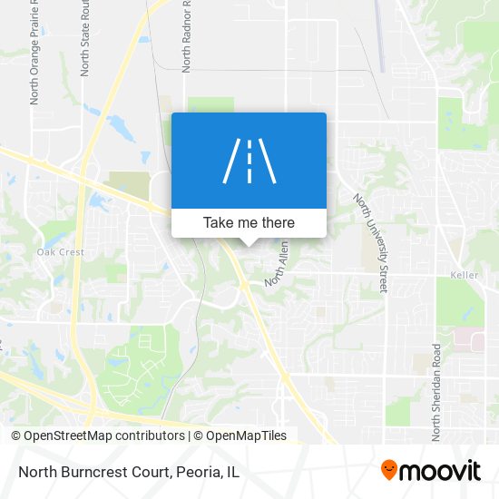 North Burncrest Court map