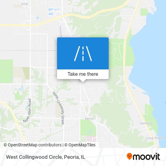 West Collingwood Circle map