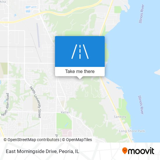East Morningside Drive map