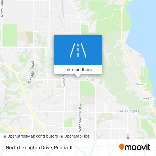 North Lexington Drive map