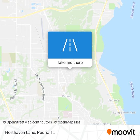 Northaven Lane map