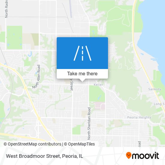 West Broadmoor Street map