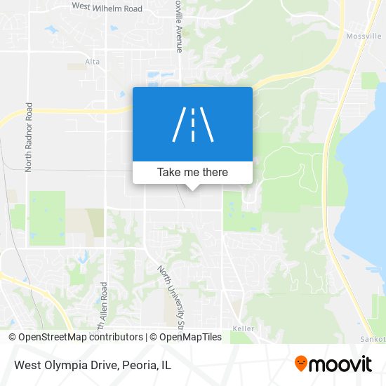 West Olympia Drive map