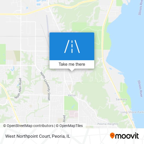 Mapa de West Northpoint Court