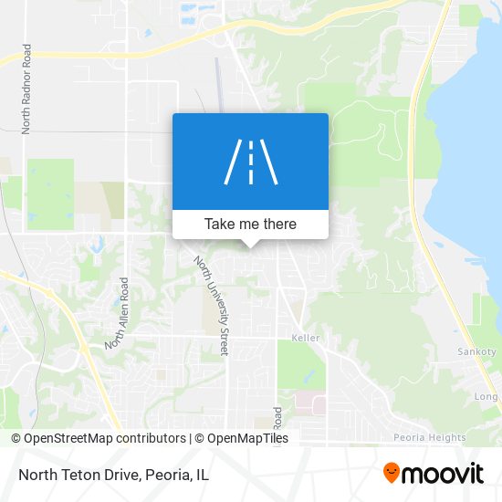 Mapa de North Teton Drive