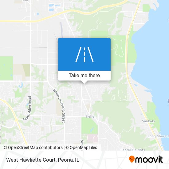 West Hawliette Court map