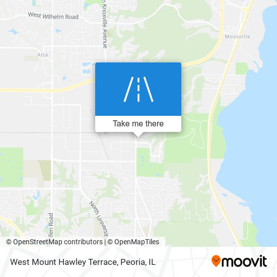 Mapa de West Mount Hawley Terrace