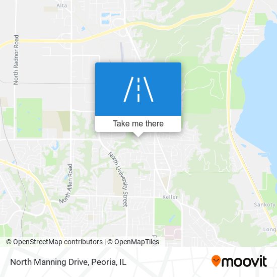 Mapa de North Manning Drive