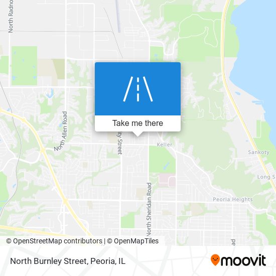 North Burnley Street map