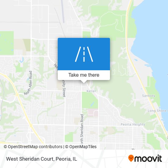 Mapa de West Sheridan Court