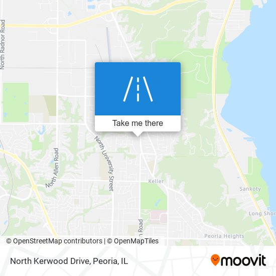 Mapa de North Kerwood Drive