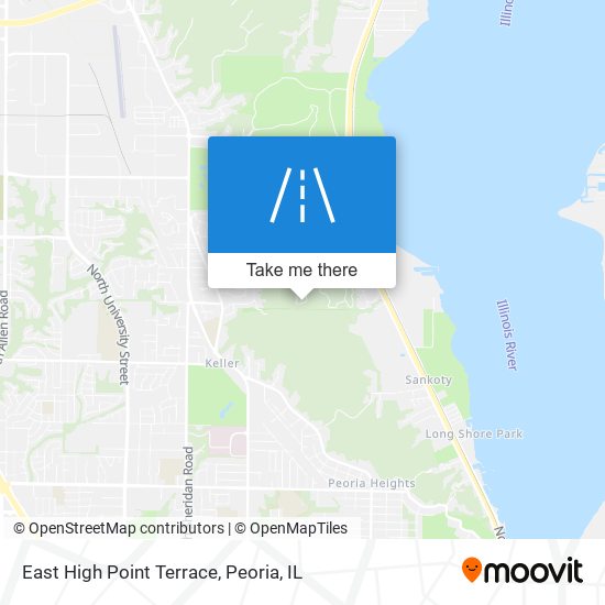 Mapa de East High Point Terrace