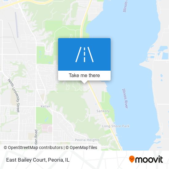 East Bailey Court map