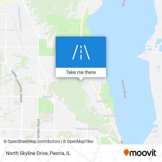 North Skyline Drive map