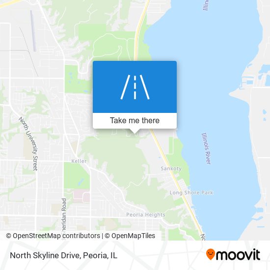 Mapa de North Skyline Drive
