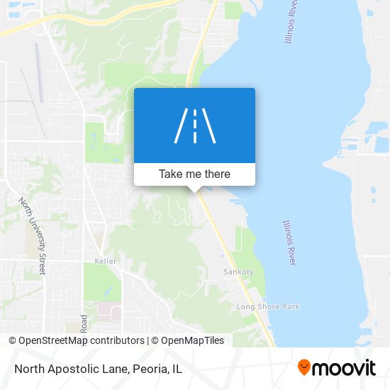 North Apostolic Lane map