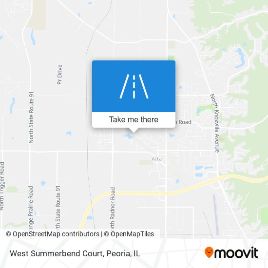 Mapa de West Summerbend Court