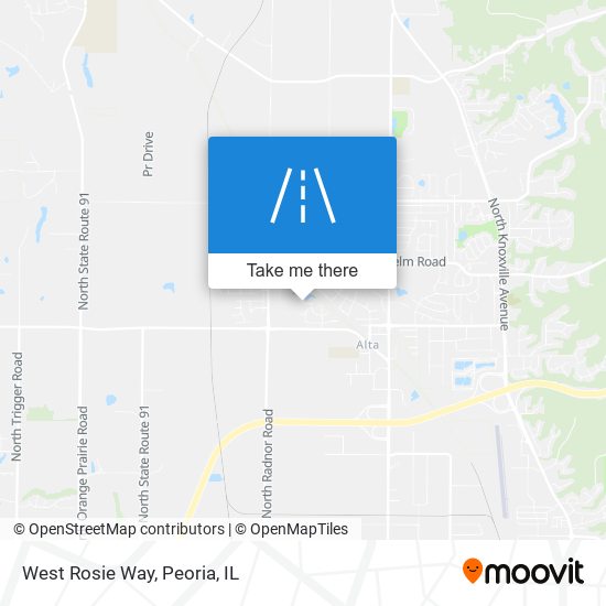 West Rosie Way map