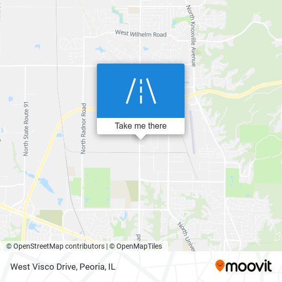 West Visco Drive map
