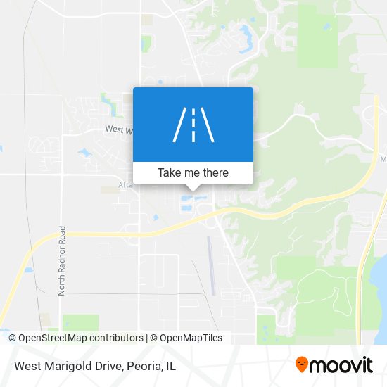 West Marigold Drive map