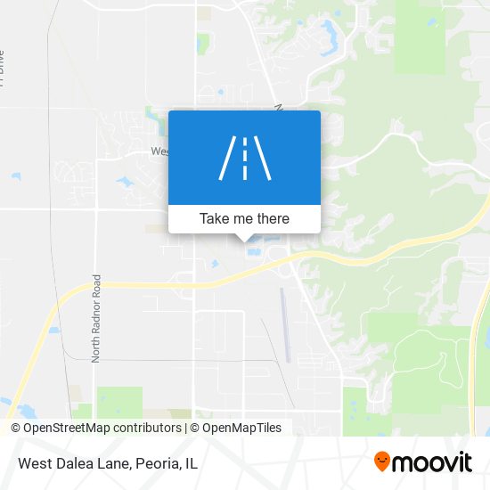 West Dalea Lane map