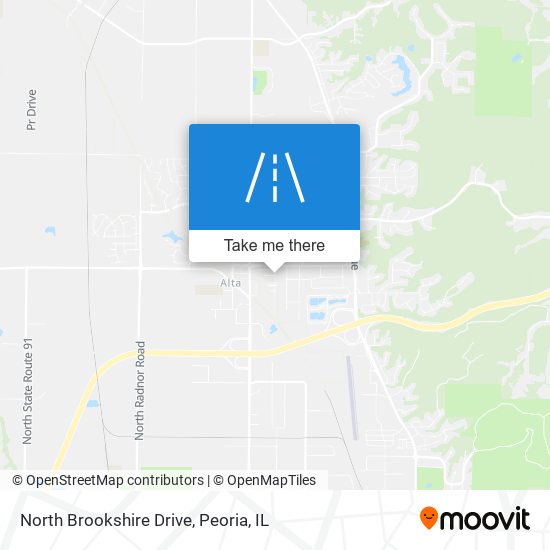 Mapa de North Brookshire Drive