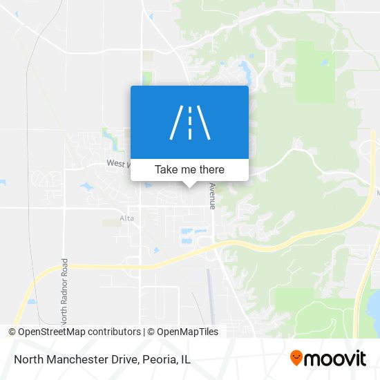 Mapa de North Manchester Drive