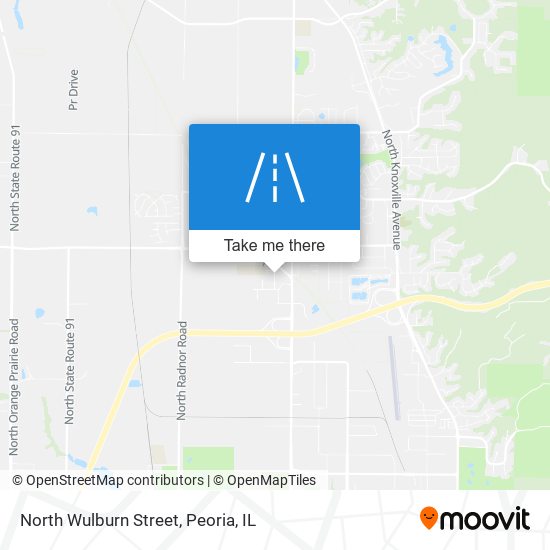 North Wulburn Street map