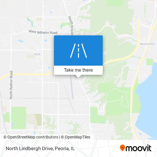 North Lindbergh Drive map