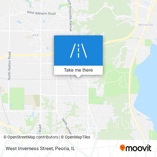 West Inverness Street map