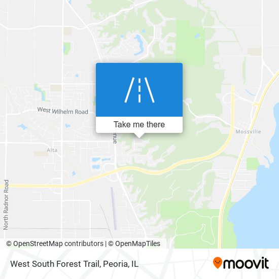 Mapa de West South Forest Trail