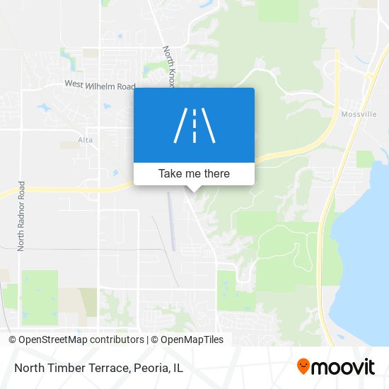 North Timber Terrace map