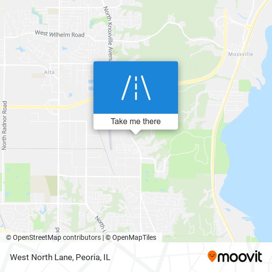 West North Lane map